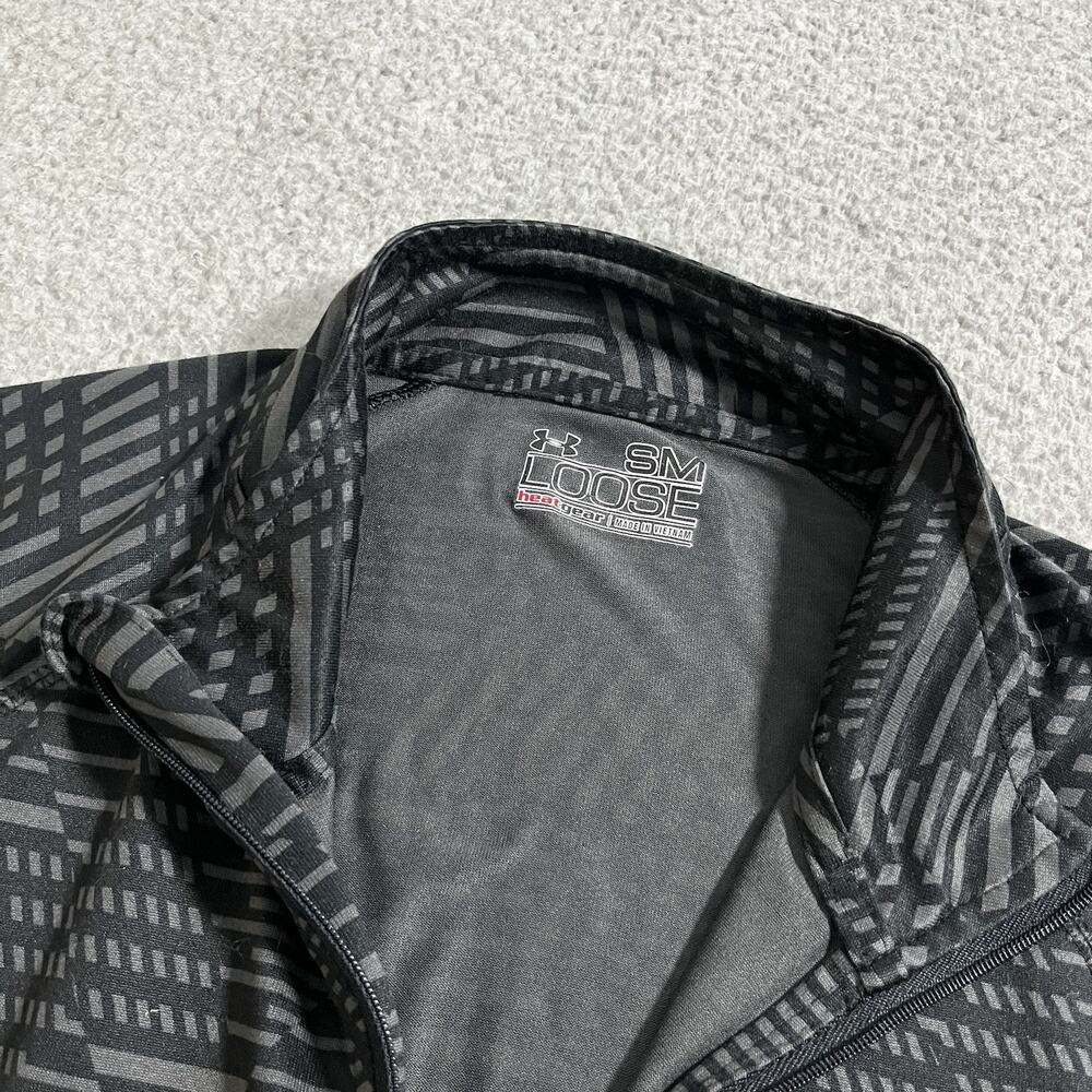 Iowa Hawkeyes 1/4 Zip Pullover Mens Small Gray Under Armour Jacket Lightweight - Picture 7 of 10